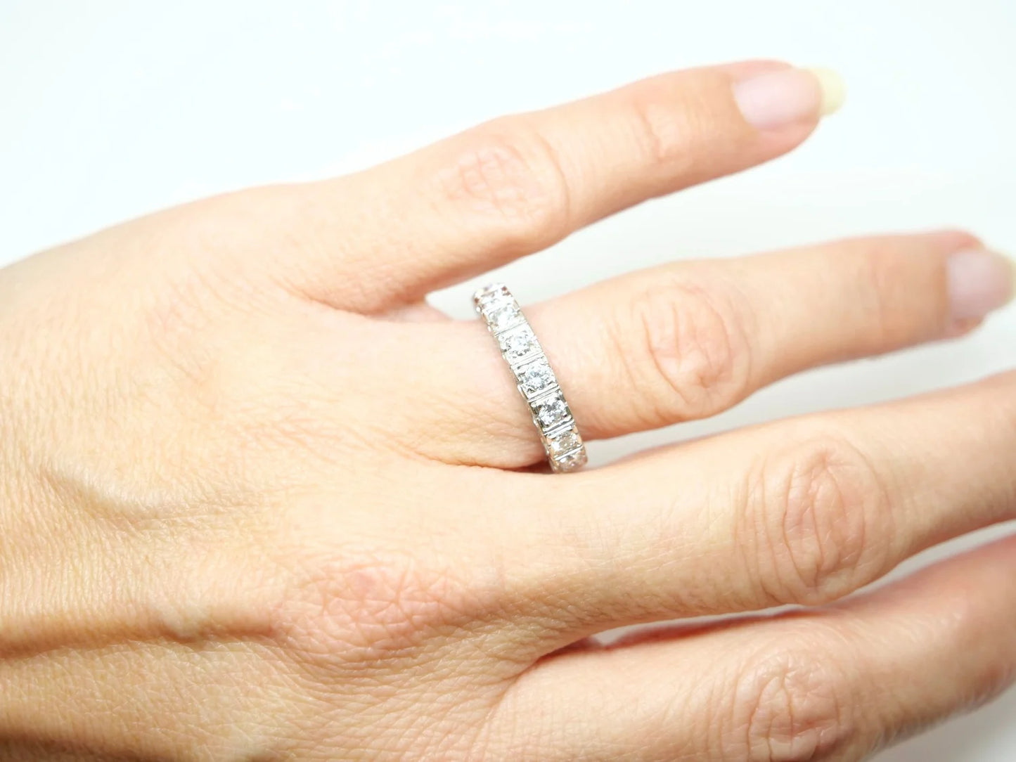 18ct Gold Diamond Half Eternity Ring