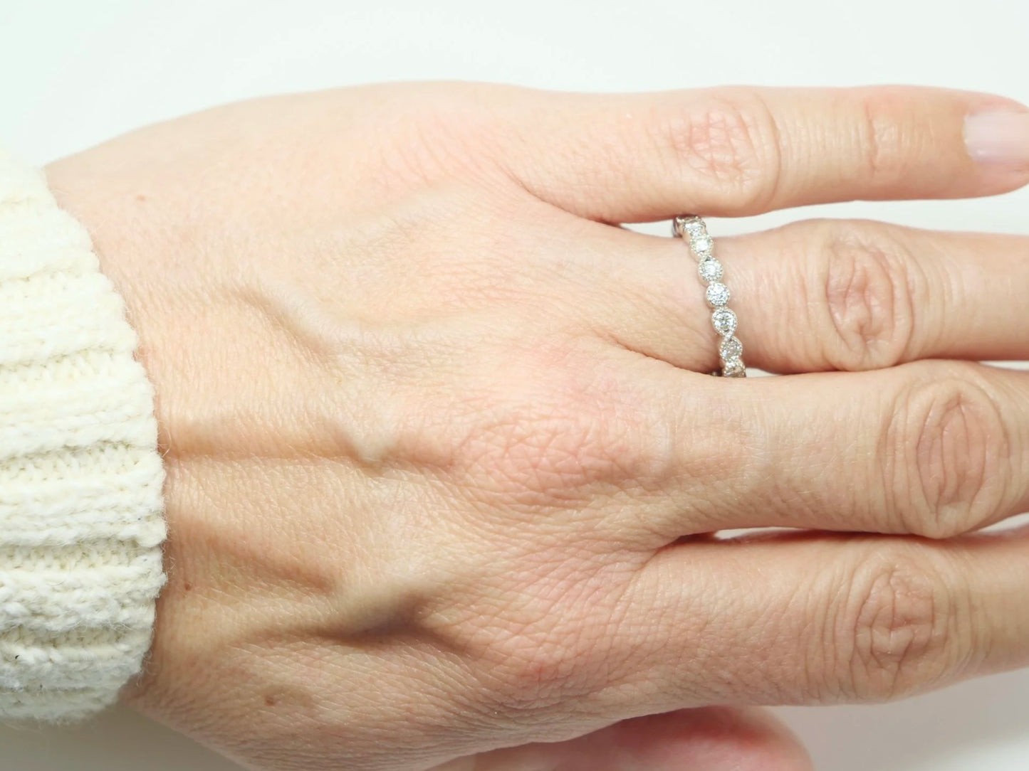 14ct Gold Full Diamond Eternity Ring
