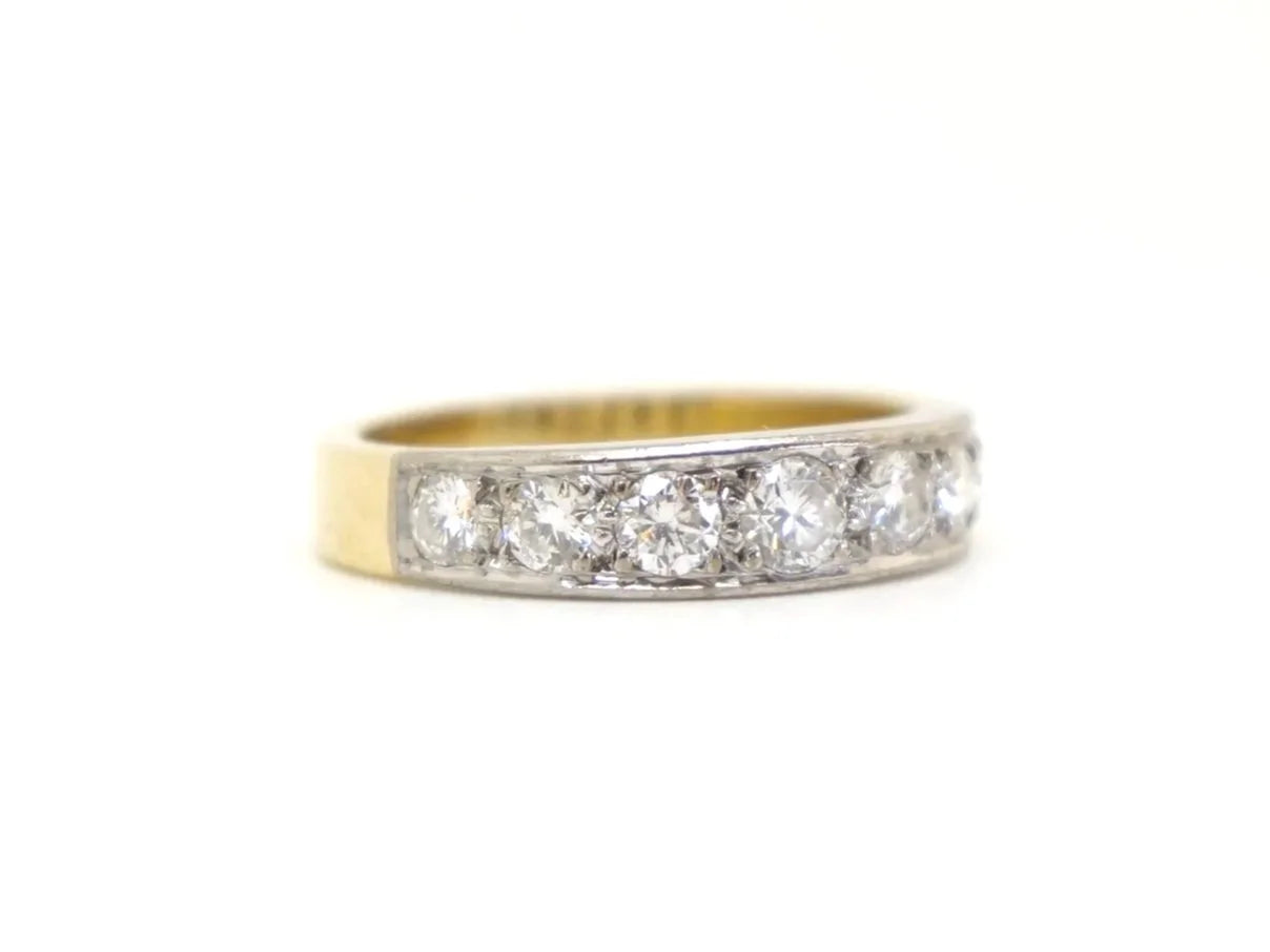 18ct Gold Diamond Five Stone Half Eternity Ring