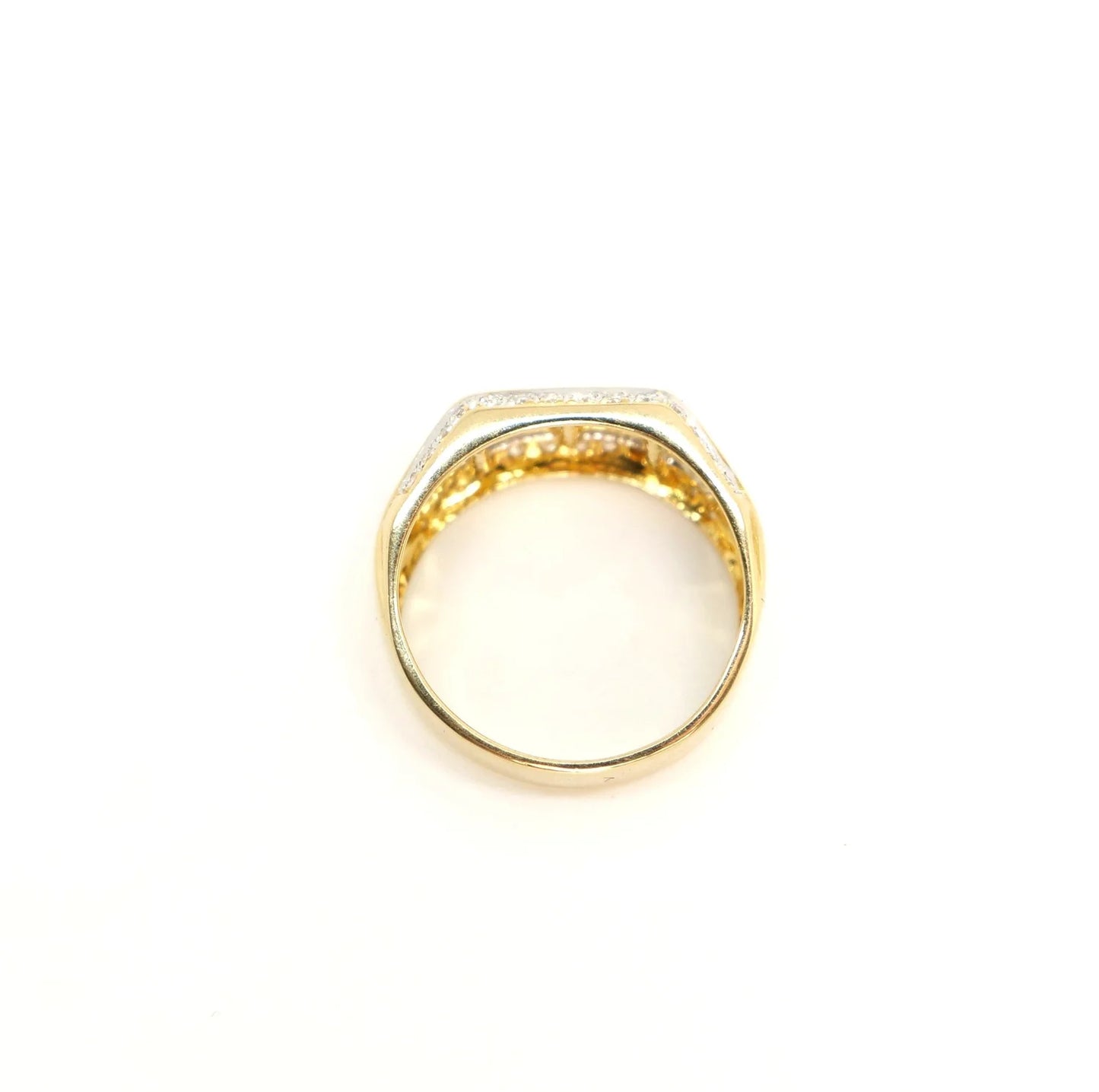 Vintage Diamond Multi Row Ring
