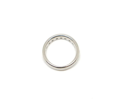 Platinum Diamond Half Eternity Ring (0.9ct)