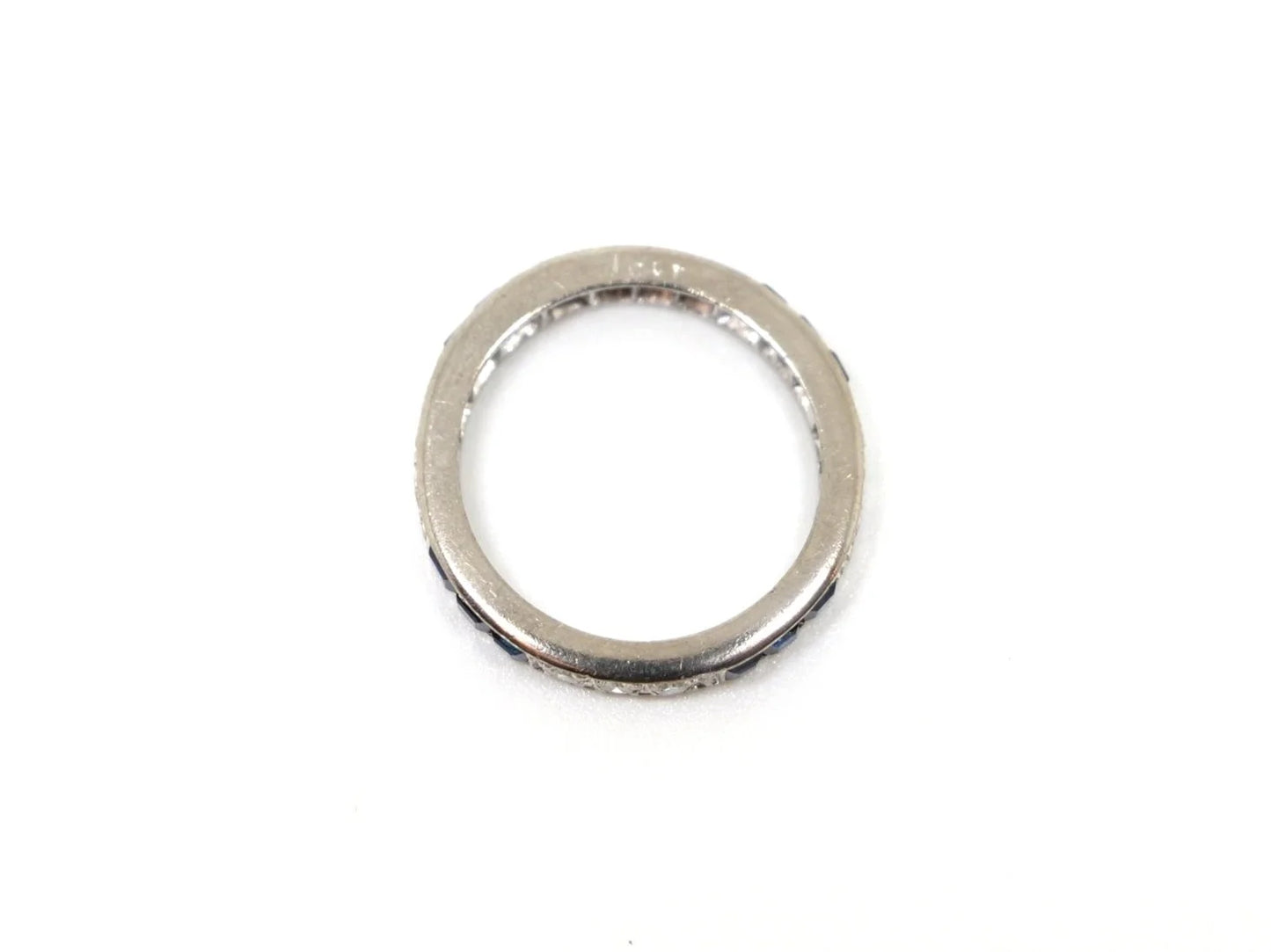 Art Deco Sapphire & Diamond Full Eternity Ring