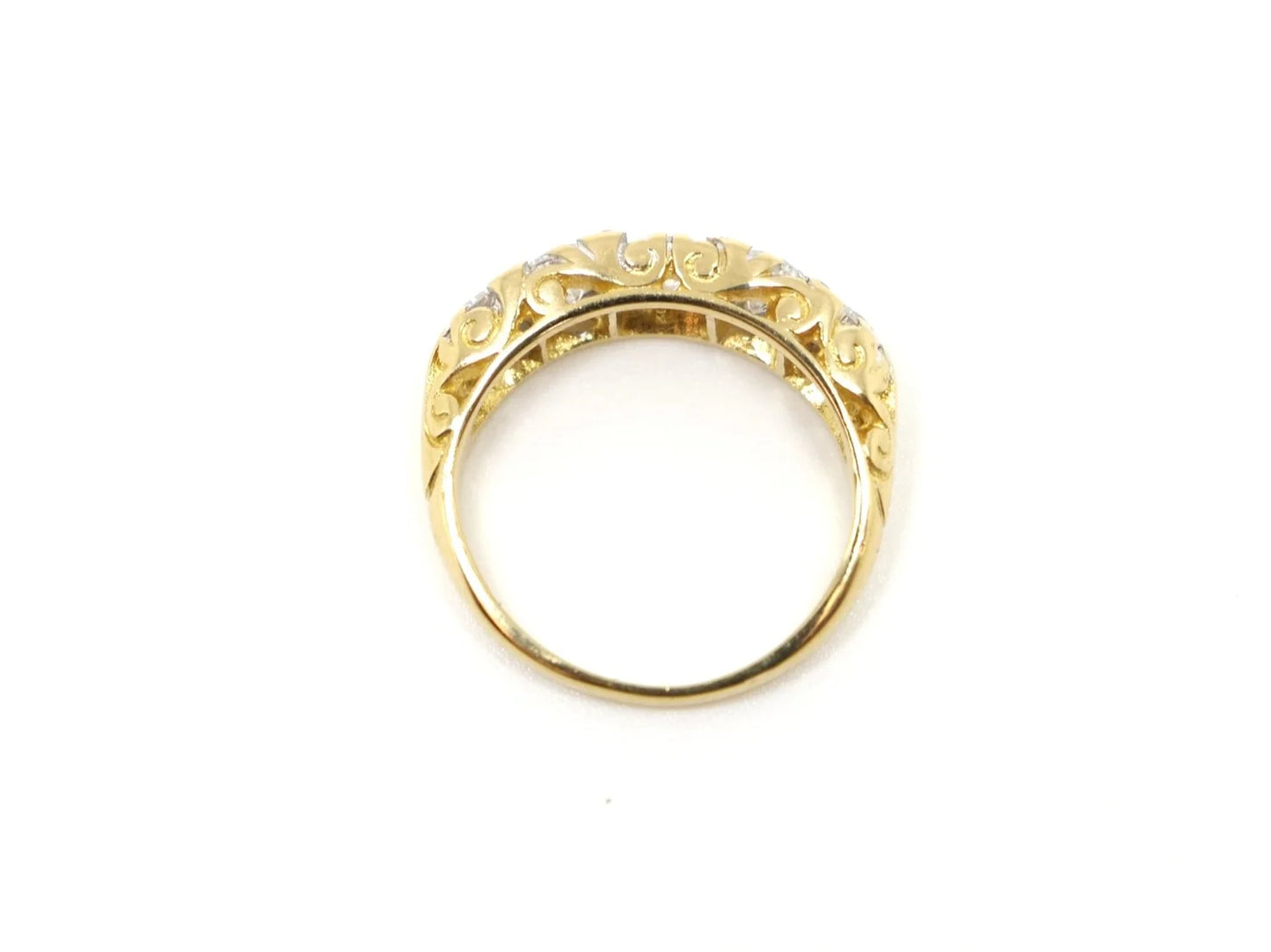 Vintage Diamond Five Stone Ring in 18ct Gold