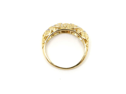 Vintage Diamond Five Stone Ring in 18ct Gold