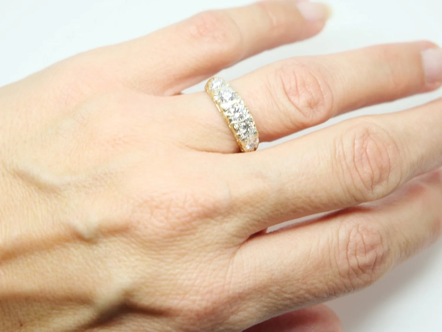 Vintage Diamond Five Stone Ring in 18ct Gold