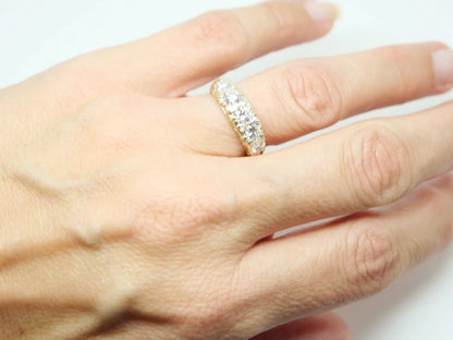 Vintage Diamond Five Stone Ring in 18ct Gold