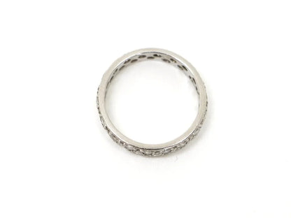 Platinum Wide Band Diamond Full Eternity Ring