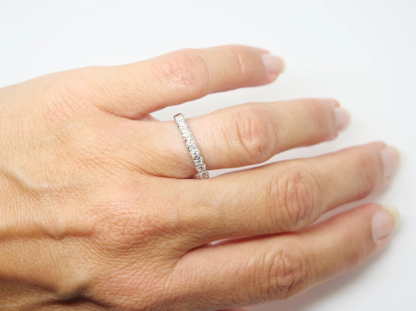 18ct Gold Diamond Half Eternity Ring