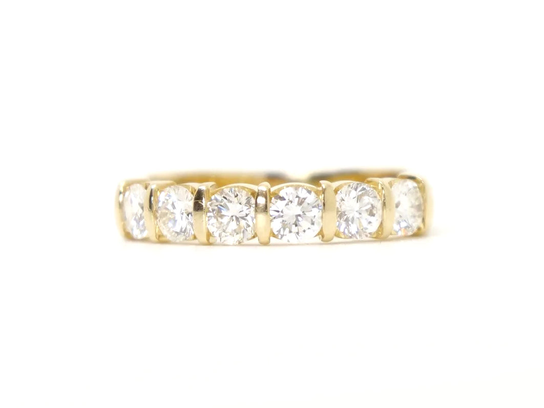 18ct Gold Diamond Half Eternity Ring