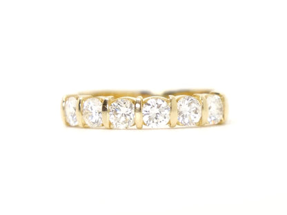 18ct Gold Diamond Half Eternity Ring
