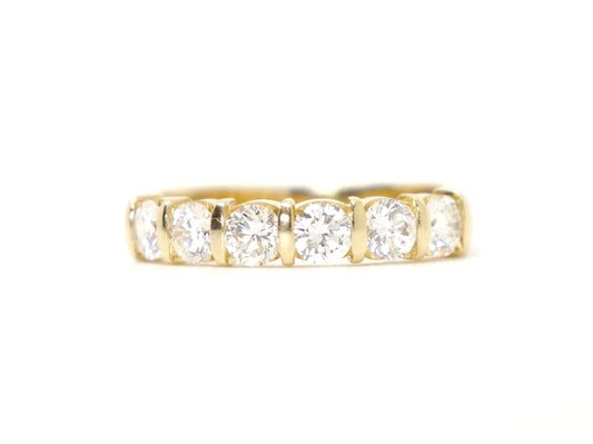 18ct Gold Diamond Half Eternity Ring