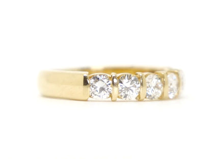 18ct Gold Diamond Half Eternity Ring