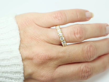 18ct Gold Diamond Half Eternity Ring