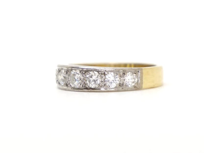 18ct Gold Diamond Five Stone Half Eternity Ring
