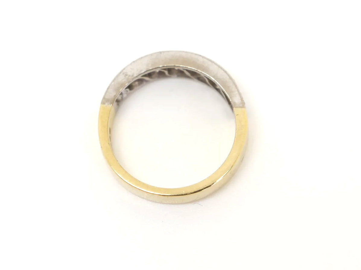 18ct Gold Diamond Five Stone Half Eternity Ring