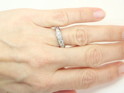 18ct Gold Diamond Five Stone Half Eternity Ring