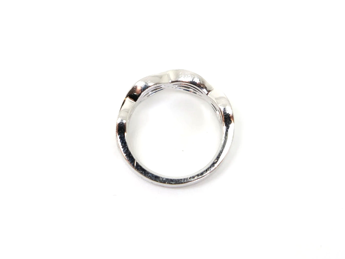 Diamond Band Ring in Platinum