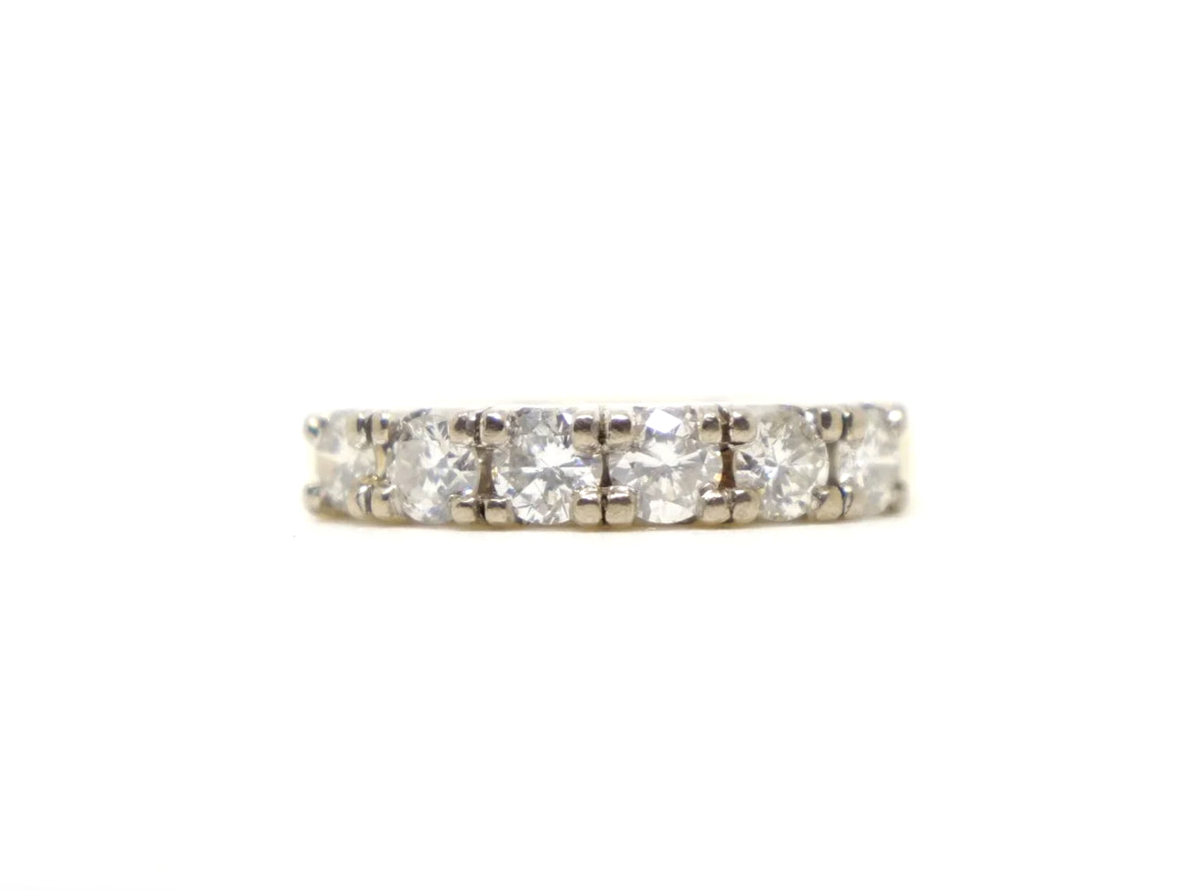 1ct Diamond Half Eternity Ring