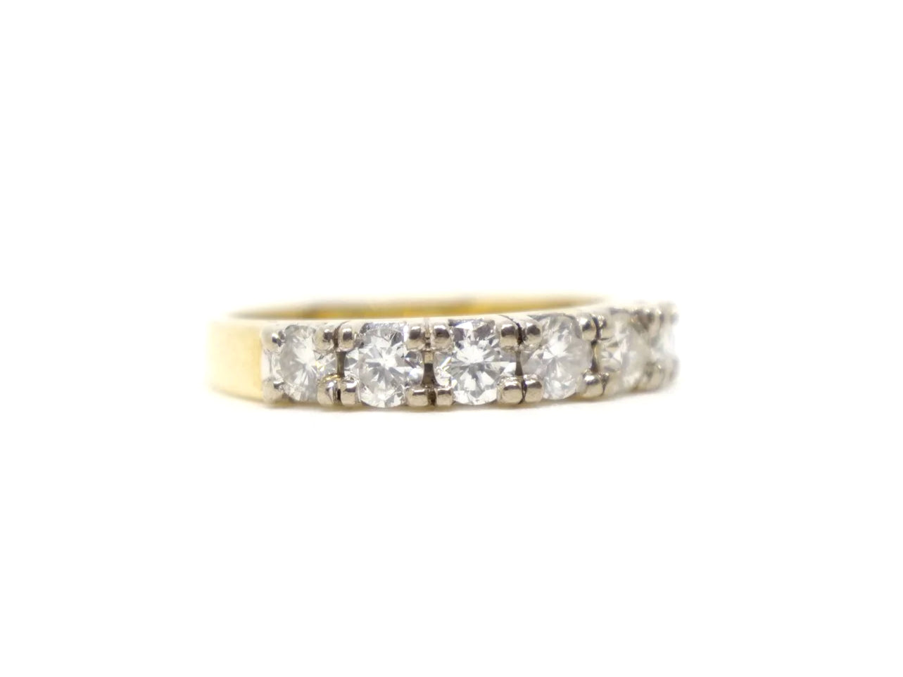 1ct Diamond Half Eternity Ring