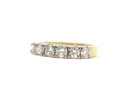 1ct Diamond Half Eternity Ring