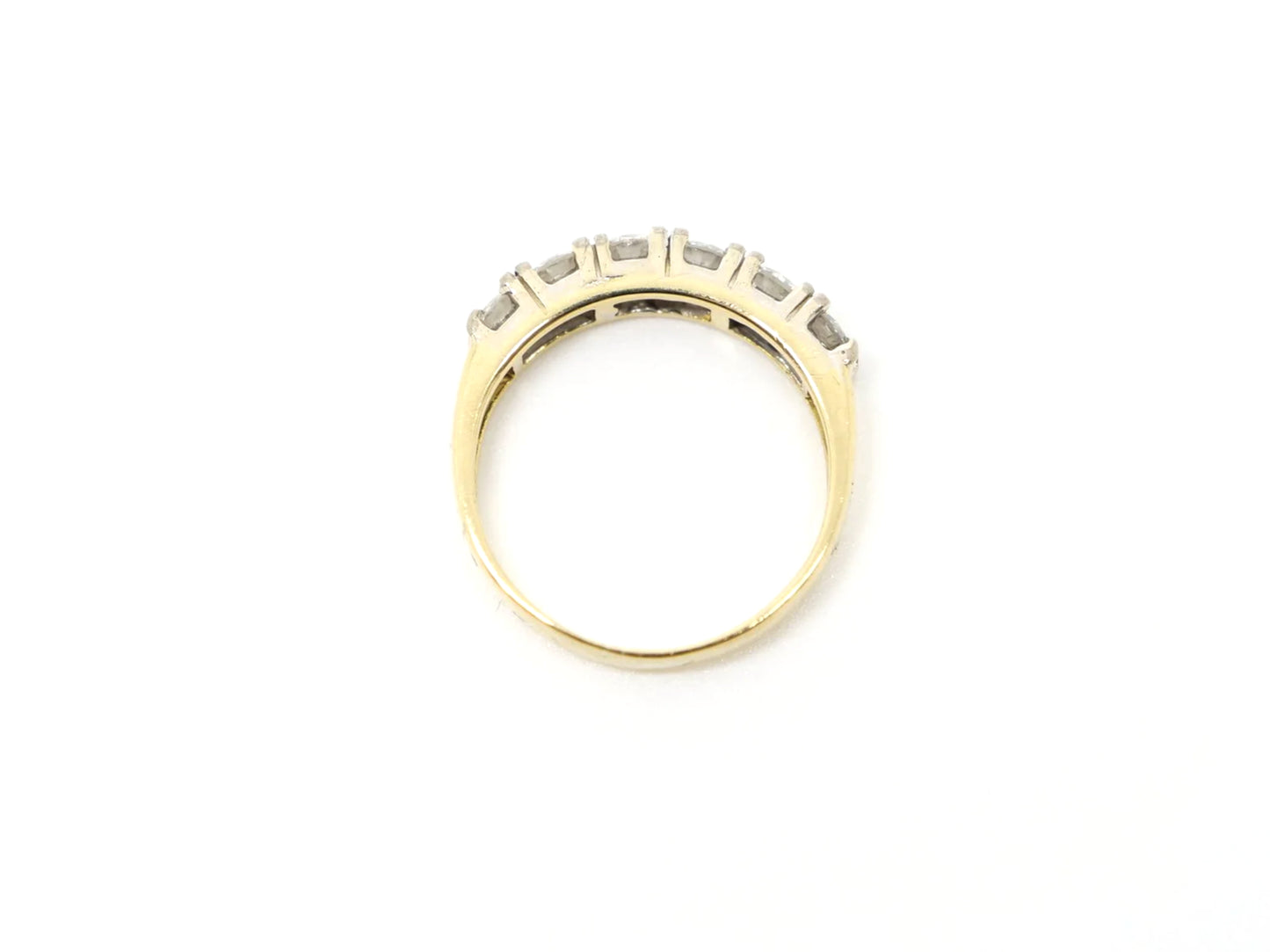 1ct Diamond Half Eternity Ring