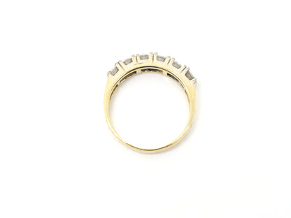 1ct Diamond Half Eternity Ring