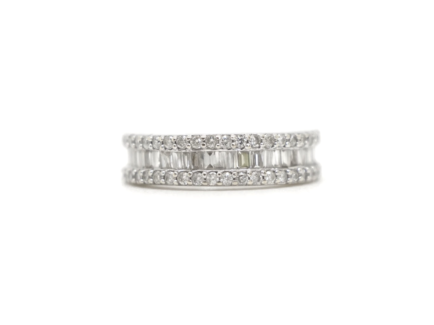 18ct Gold 1ct Diamond Half Eternity Ring