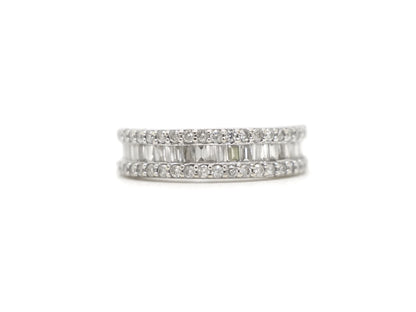 18ct Gold 1ct Diamond Half Eternity Ring
