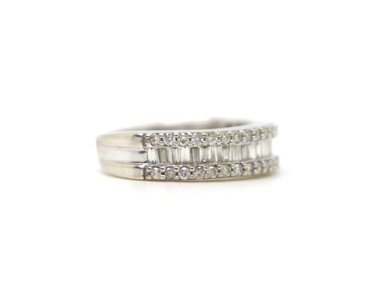 18ct Gold 1ct Diamond Half Eternity Ring