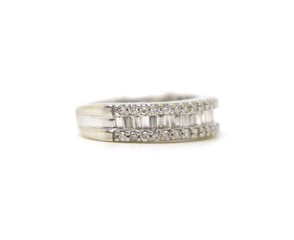 18ct Gold 1ct Diamond Half Eternity Ring