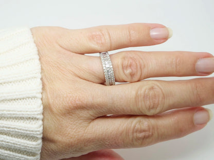 18ct Gold 1ct Diamond Half Eternity Ring
