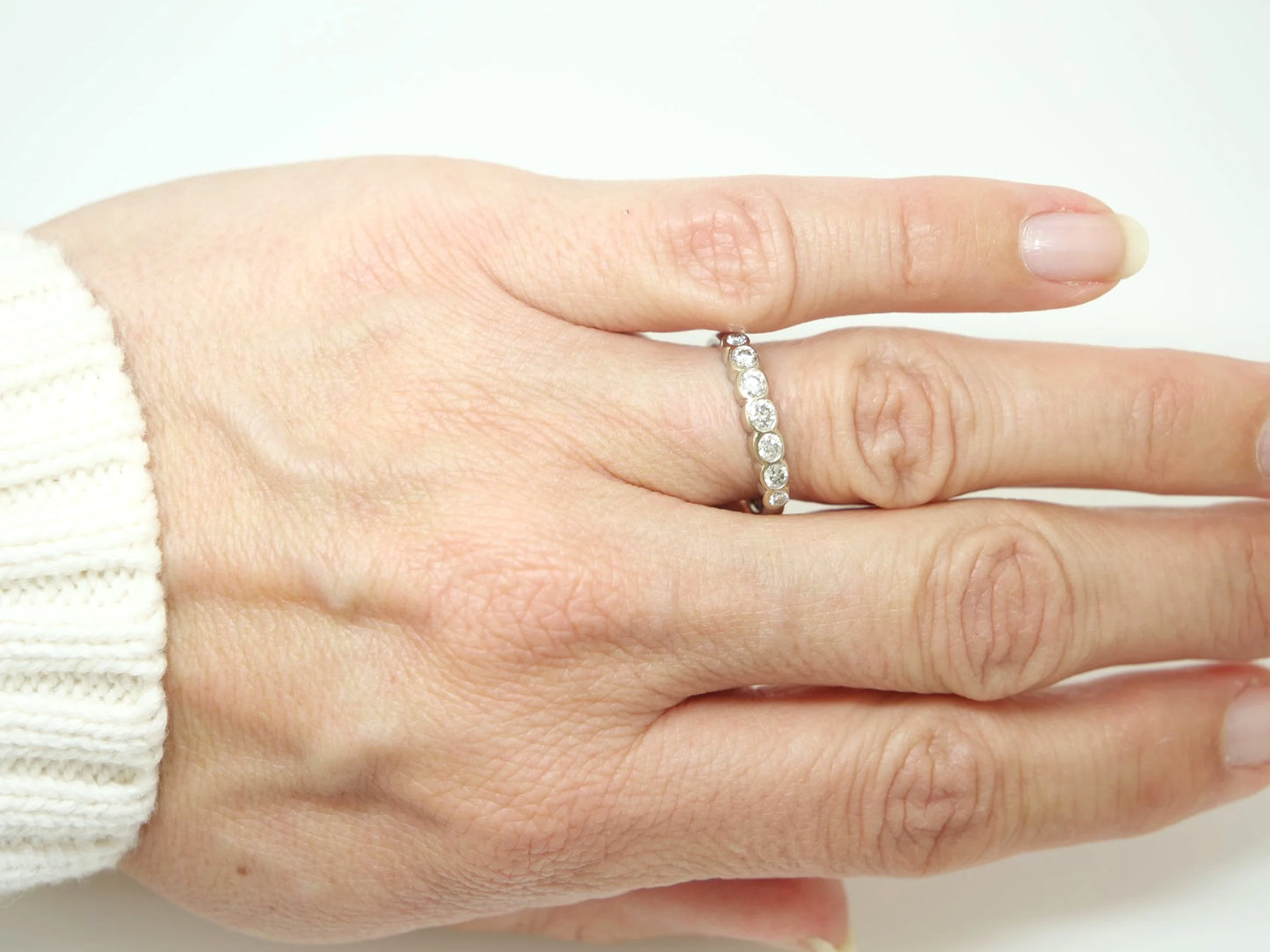 18ct Gold Diamond Half Eternity Ring