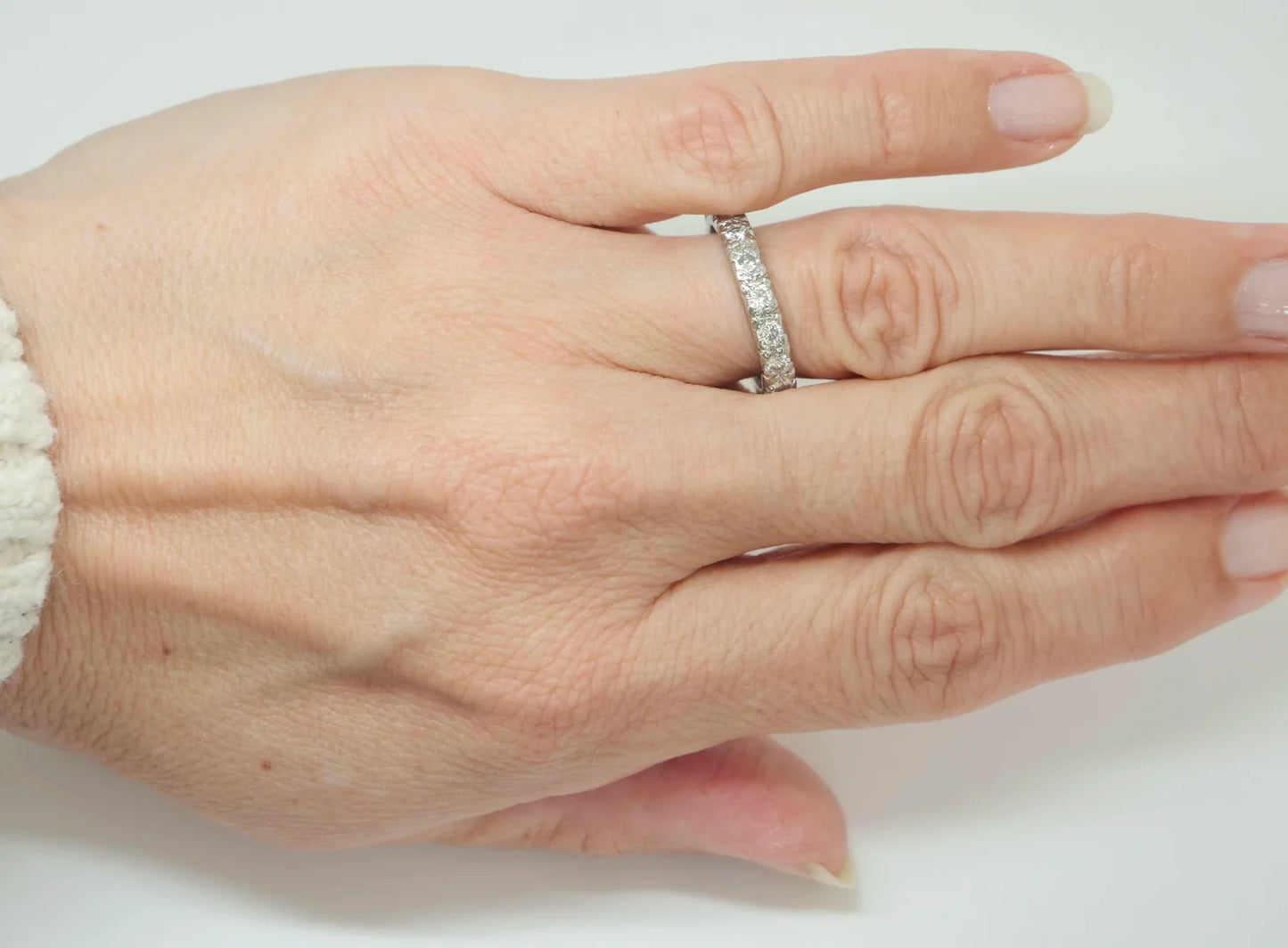 Platinum Diamond Full Eternity Ring