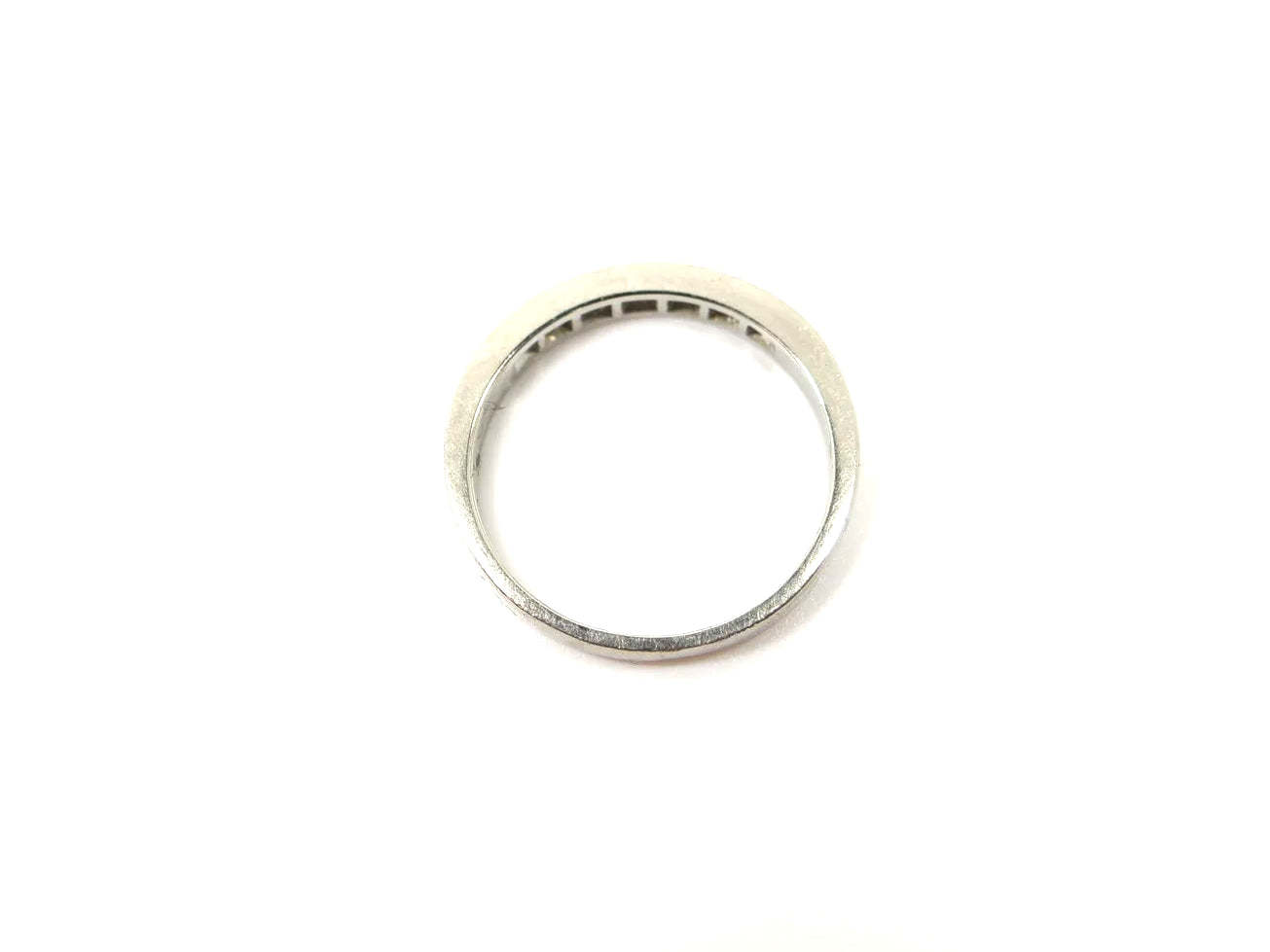 Platinum Diamond Half Eternity Ring