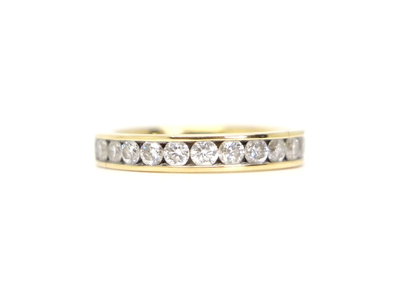 18ct Gold Diamond Half Eternity Ring
