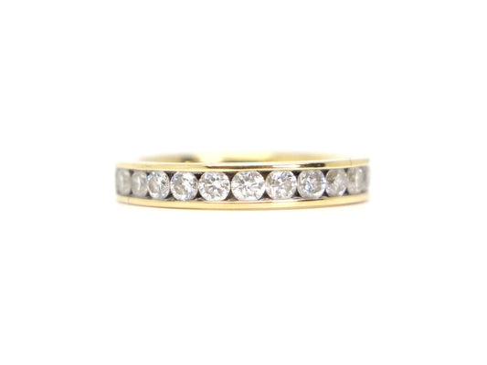 18ct Gold Diamond Half Eternity Ring