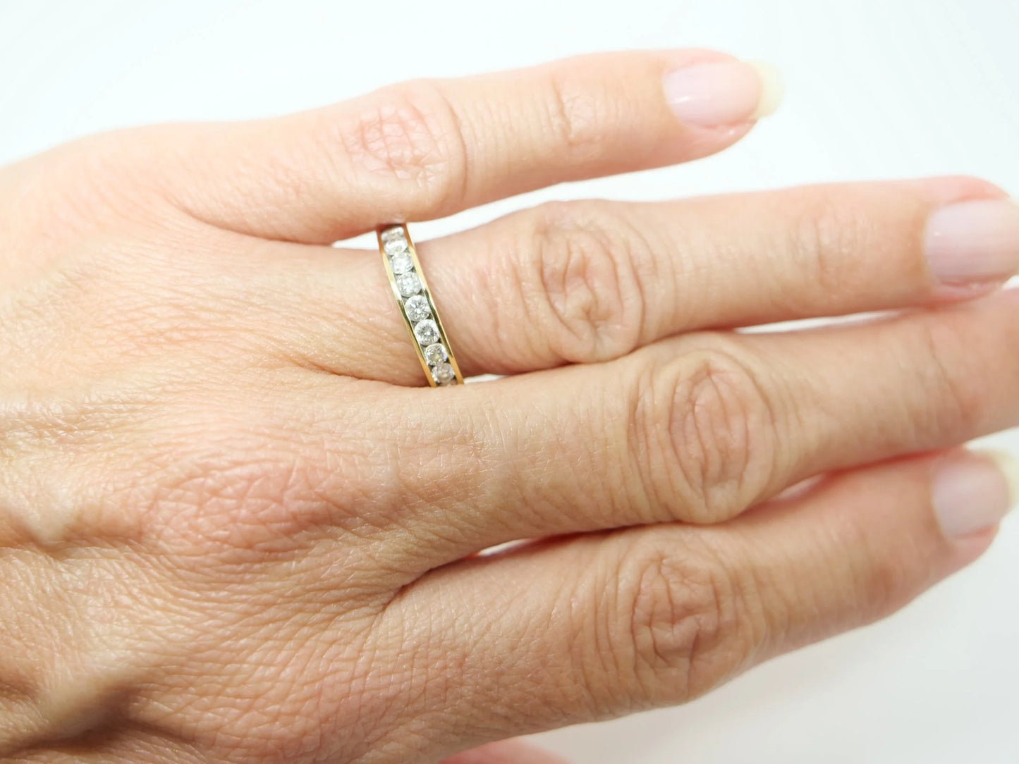 18ct Gold Diamond Half Eternity Ring