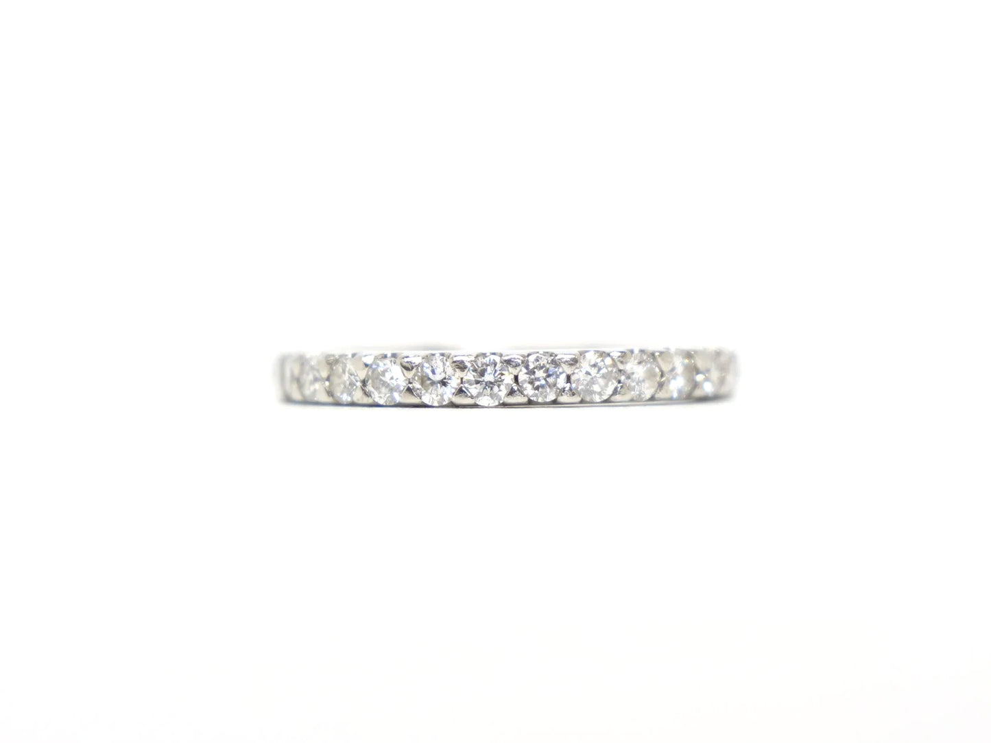 Platinum Diamond Half Eternity Ring
