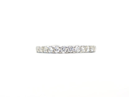 Platinum Diamond Half Eternity Ring