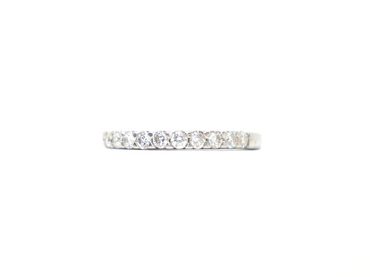 Platinum Diamond Half Eternity Ring