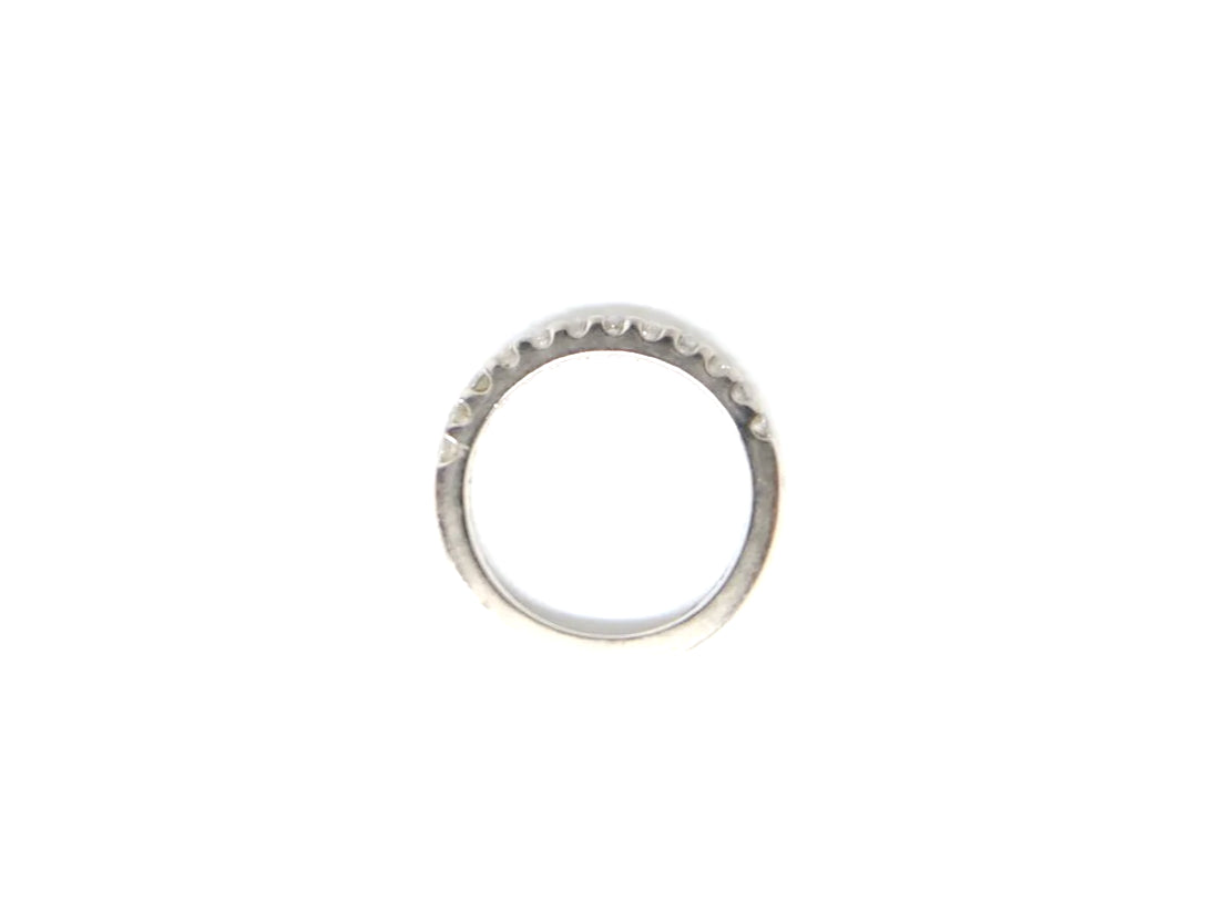 Platinum Diamond Half Eternity Ring