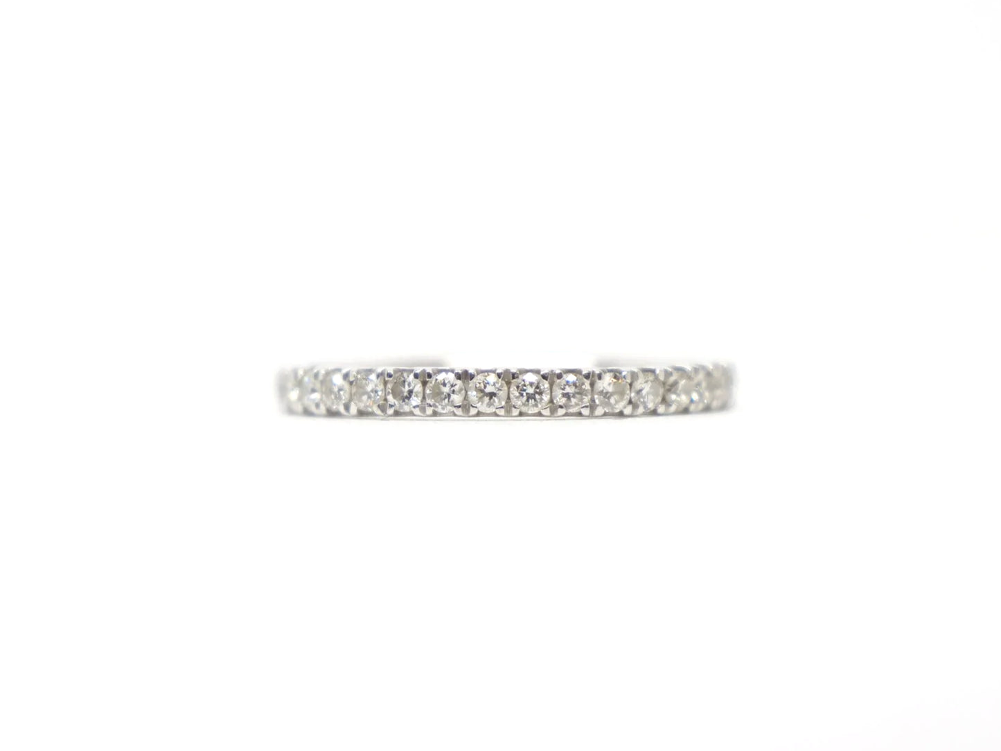 Platinum Diamond Half Eternity Ring