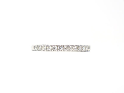 Platinum Diamond Half Eternity Ring