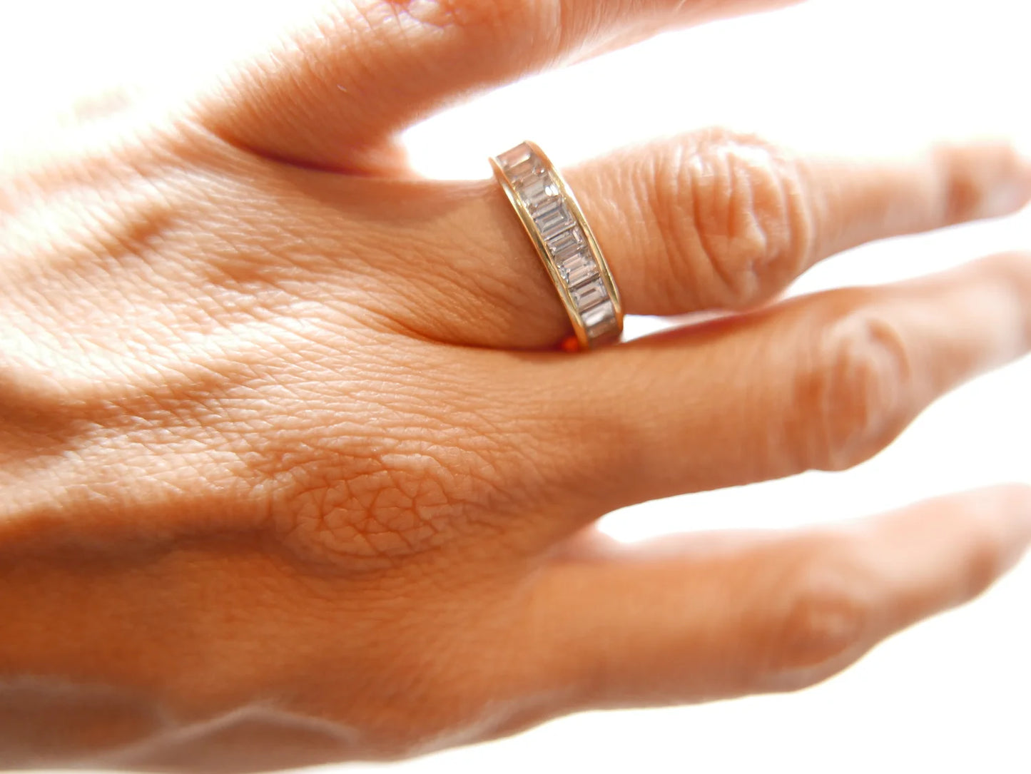 Full Diamond Eternity Ring in 18ct Gold